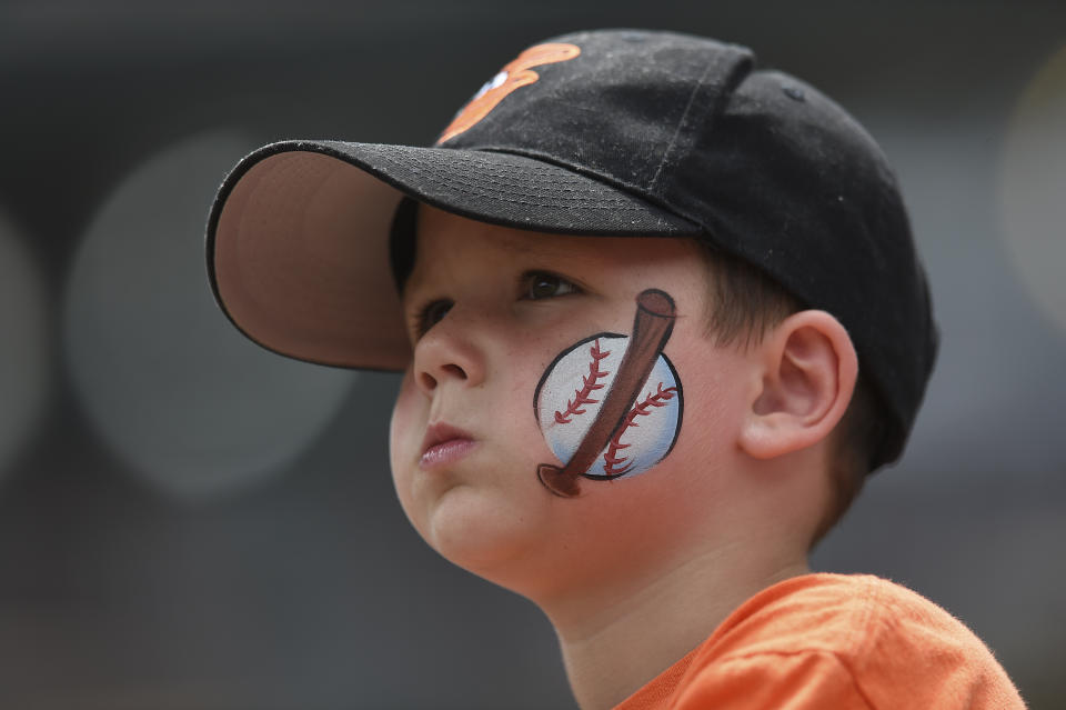 The Orioles have introduced a new program that allows kids 9 and younger to sit in the upper deck for free when an adult purchases a regularly priced upper deck ticket. (AP Photo)
