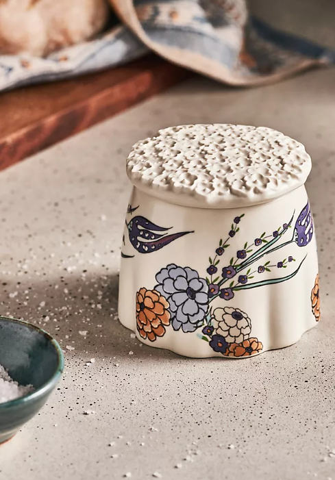 Anthropologie butter keeper.