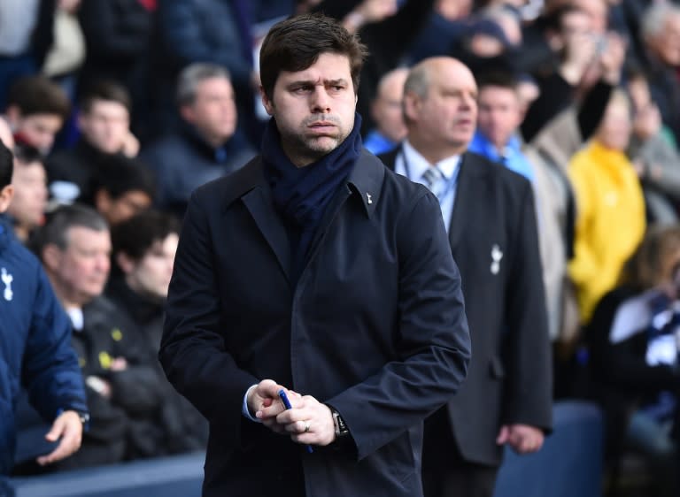Tottenham Hotspur's manager Mauricio Pochettino arrives for their English Premier League football match against Bournemouth, at White Hart Lane in London, on March 20, 2016