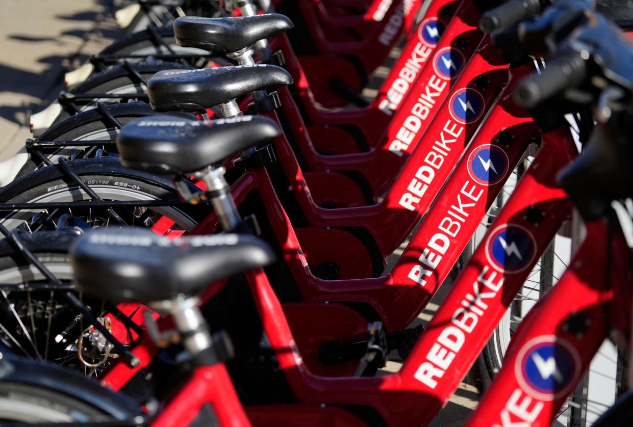 Red Bike launched a bike-share program in Greater Cincinnati in 2014. Last year, its 600 or so bikes were rented about 140,000 times.