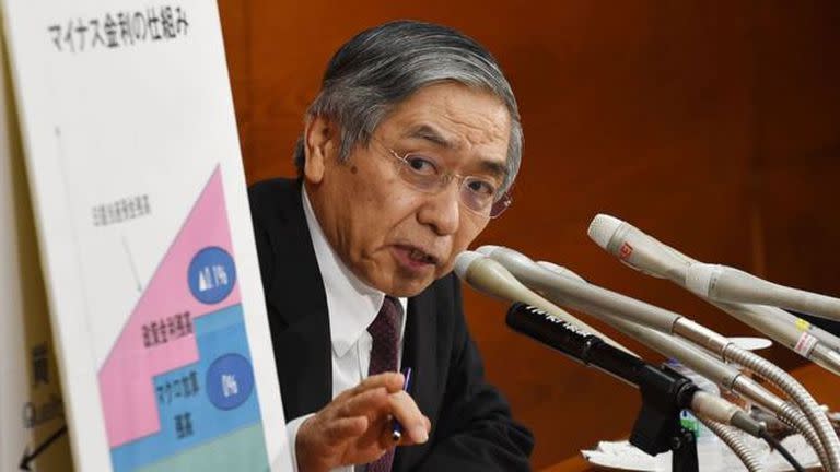 El gobernador del Banco de Japón, Haruhiko Kuroda