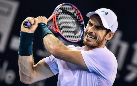 Andy Murray in action - Credit: AFP