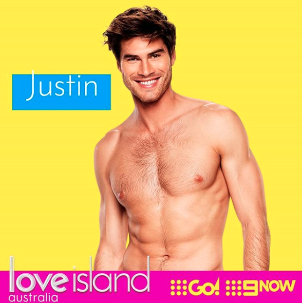 Love Island star Justin hasn’t always looked like this. Source: Instagram / justinlacko