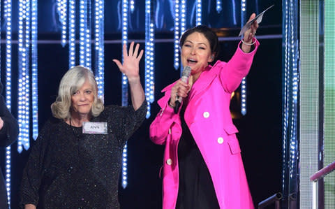 Ann was the first celeb to enter this year’s house. (Credit: Channel 5)