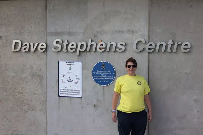 Michelle Weedy, captain of Blyth Lifeguard and Swimming Club, at Blyth Beach