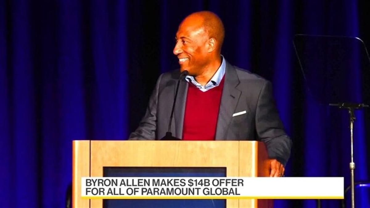 Media Tycoon Byron Allen Makes  Billion Offer for All of Paramount Global