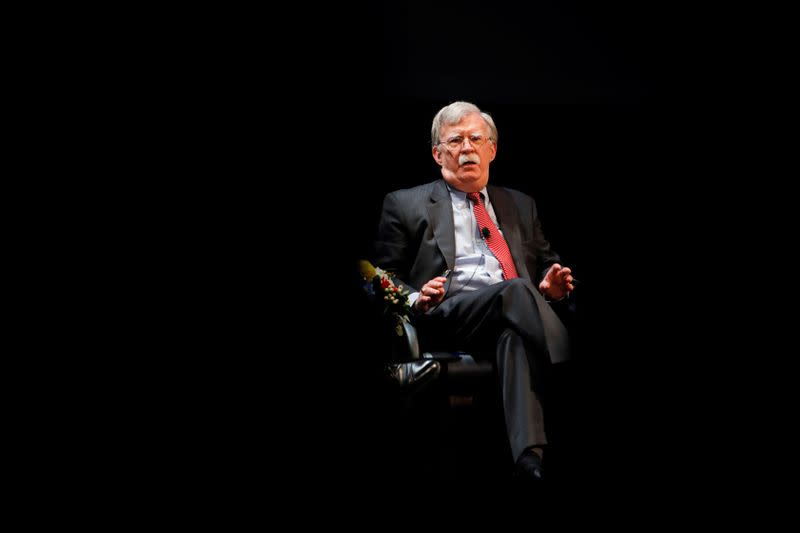 Former national security advisor John Bolton in Durham, North Carolina