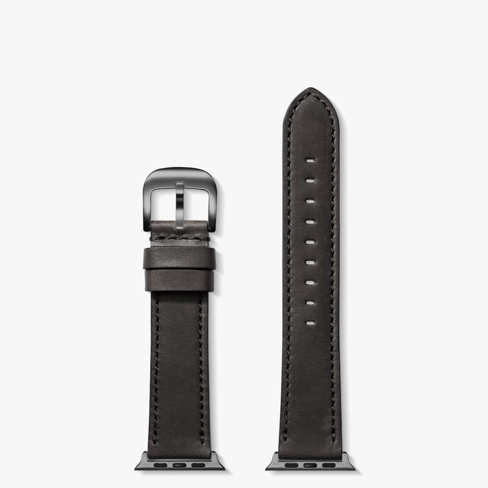 <p><a href="https://go.redirectingat.com?id=74968X1596630&url=https%3A%2F%2Fwww.shinola.com%2Fapple-watch-compatible-black-grizzly-leather-strap.html&sref=https%3A%2F%2Fwww.menshealth.com%2Ftechnology-gear%2Fg41936165%2Fapple-watch-bands%2F" rel="nofollow noopener" target="_blank" data-ylk="slk:Shop Now;elm:context_link;itc:0;sec:content-canvas" class="link ">Shop Now</a></p><p>Black Leather Strap for Apple Watch</p><p>shinola.com</p><p>$150.00</p>