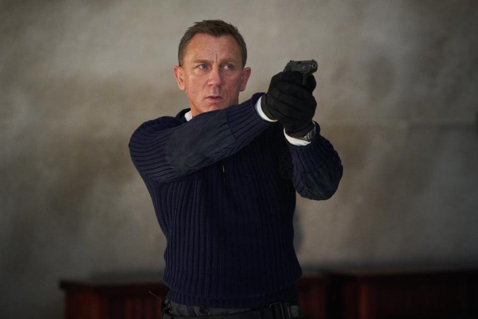 Daniel Craig playing James Bond in the new Bond film No Time To Die (Nicola Dove/PA) (PA Wire)