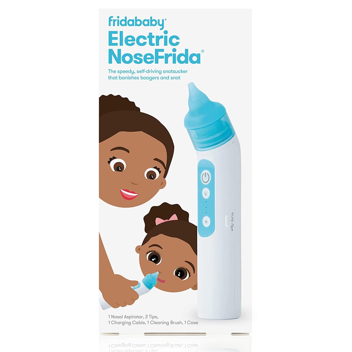 idk what my baby hates more….the booger picker or the frida nose sucke