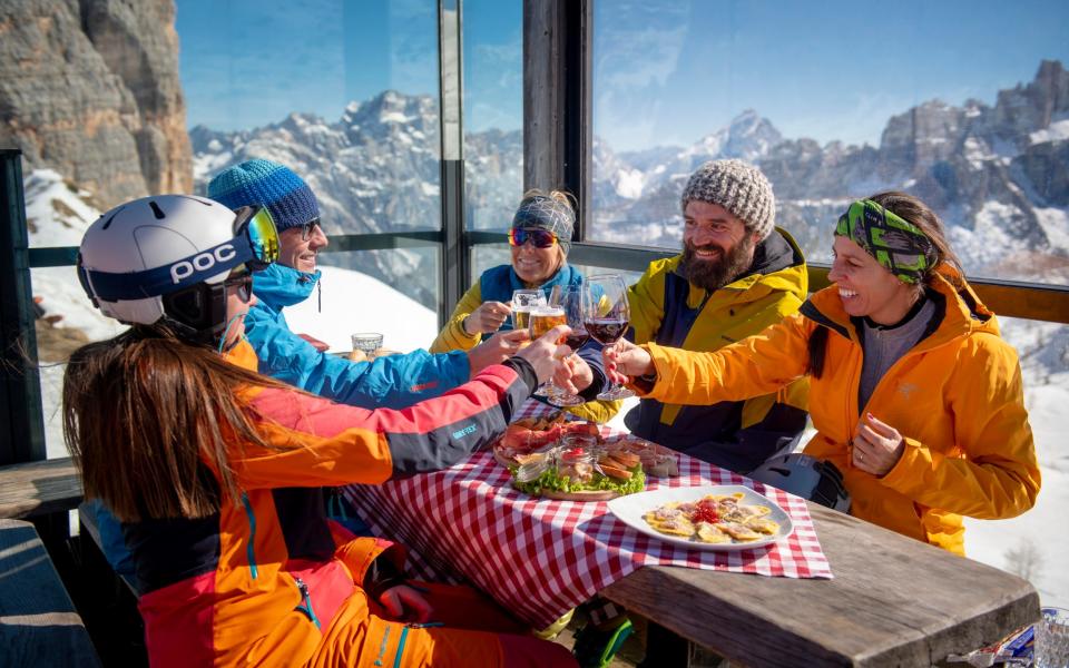 The laziest place in the world to go skiing hotels resorts the dolomites winter holidays family - Giovanni De Sandre