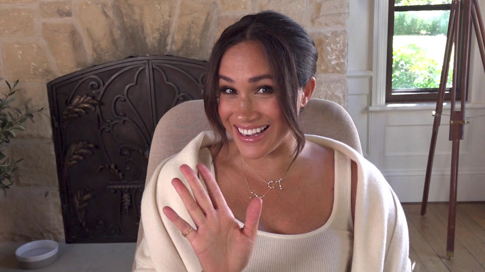 Meghan Markle in her 40th birthday video