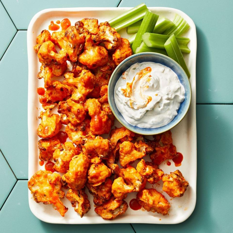 Buffalo Cauliflower Bites