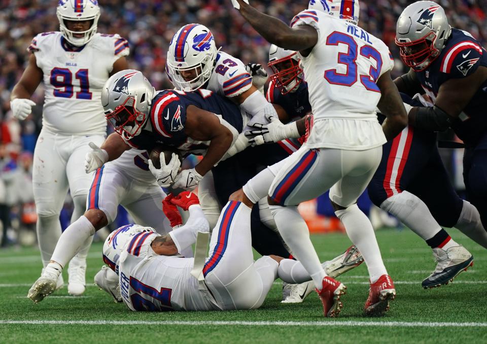 The Buffalo Bills are favored to beat the New England Patriots in their NFL wild-card weekend playoff game.