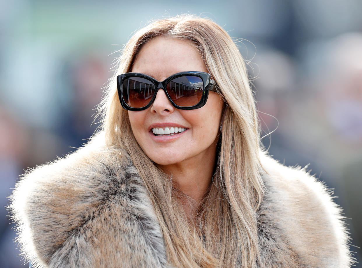 CHELTENHAM, UNITED KINGDOM - MARCH 15: (EMBARGOED FOR PUBLICATION IN UK NEWSPAPERS UNTIL 24 HOURS AFTER CREATE DATE AND TIME) Carol Vorderman attends day 3 'St Patrick's Thursday' of the Cheltenham Festival at Cheltenham Racecourse on March 15, 2018 in Cheltenham, England. (Photo by Max Mumby/Indigo/Getty Images)