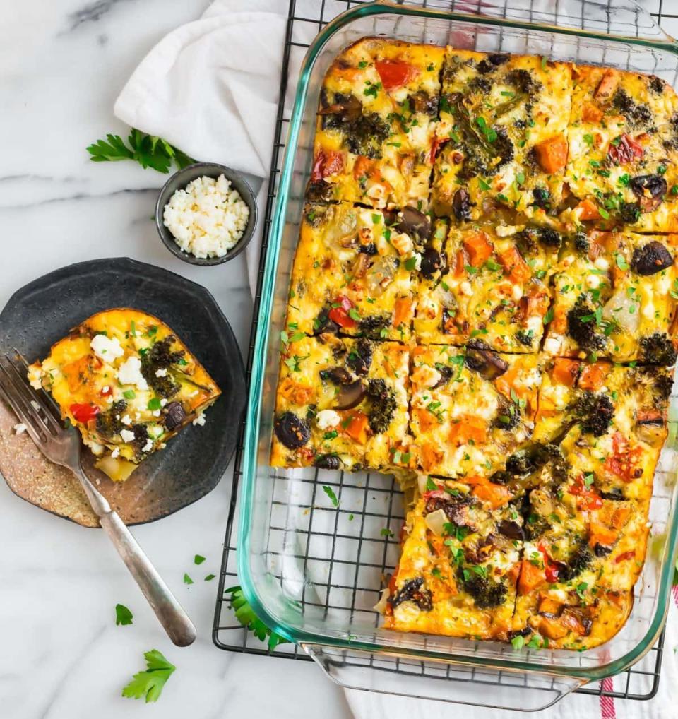 28) Vegetarian Breakfast Casserole