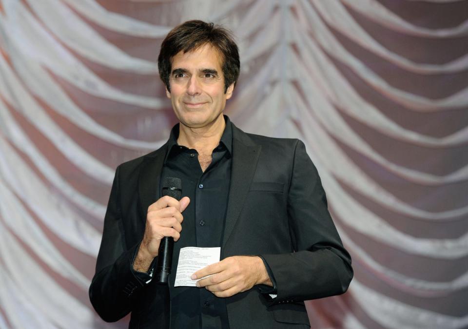 David Copperfield at the Keep Memory Alive foundation's 