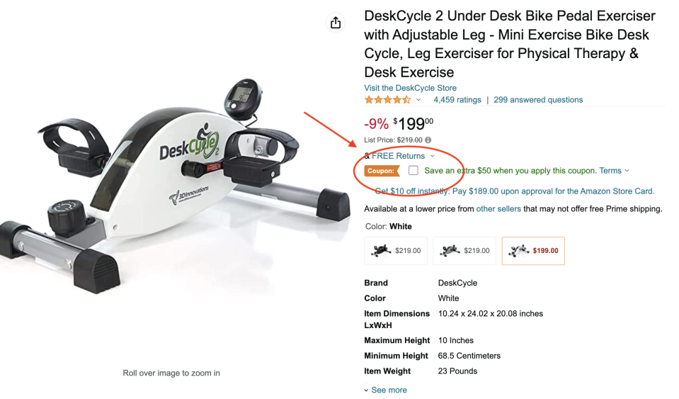DeskCycle 2 discount
