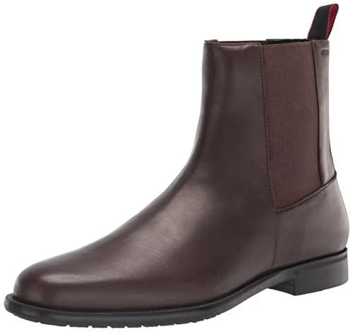 BOSS Men's Contemporary Leather Chelsea Boot