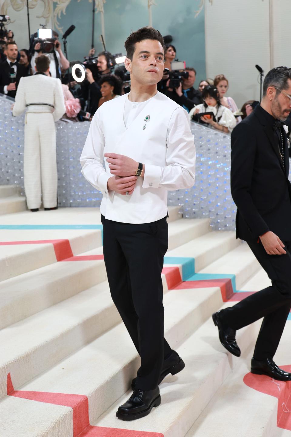 Rami Malek attends the 2023 Met Gala.