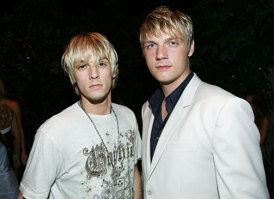 Aaron Carter and Nick Carter