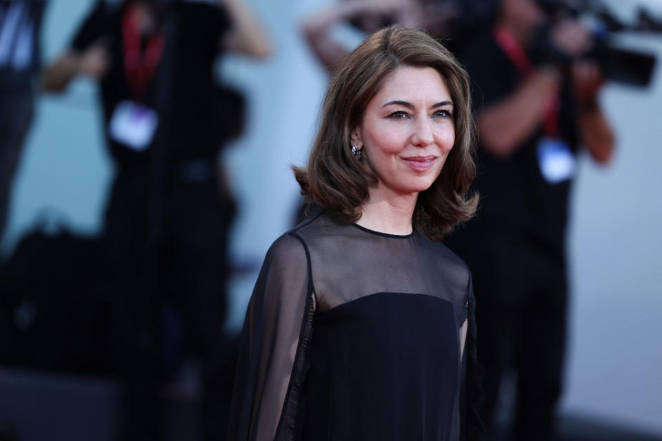 VENICE, ITALY - SEPTEMBER 04: Sofia Coppola attends a red carpet for the movie "Priscilla" at the 80th Venice International Film Festival on September 04, 2023 in Venice, Italy. (Photo by Maria Moratti/Getty Images)