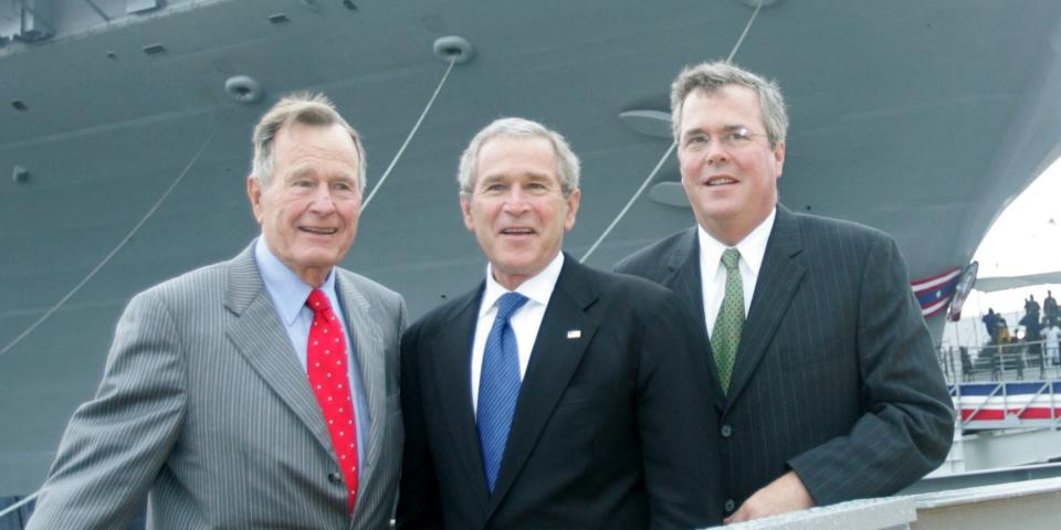 george h.w. bush, george w. bush, jeb bush