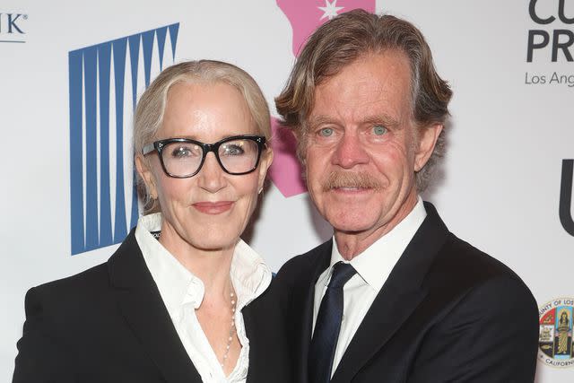 <p>MediaPunch/Shutterstock </p> Felicity Huffman and William H. Macy