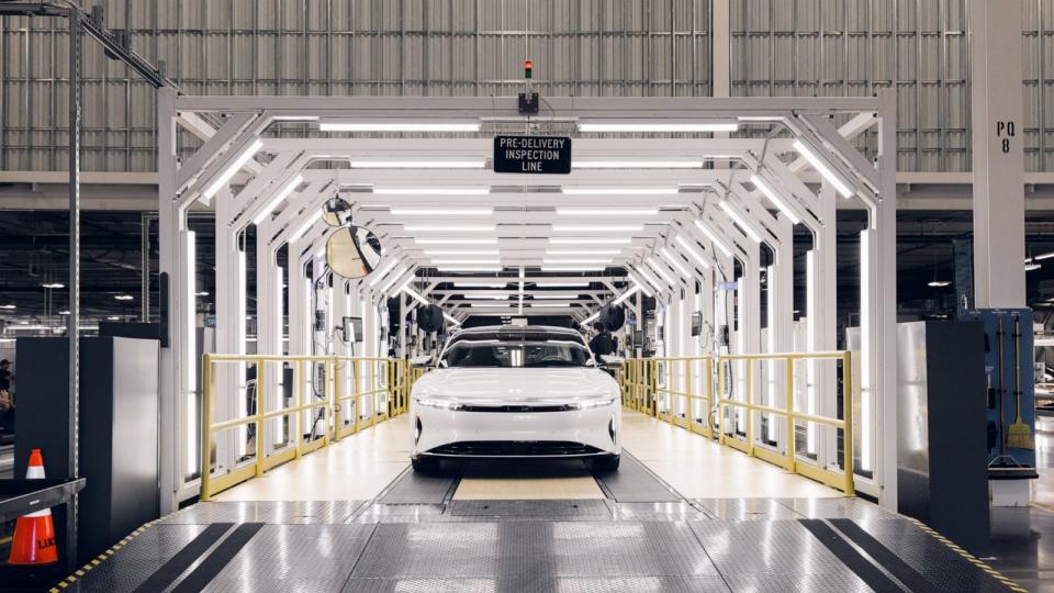 PHOTO: Lucid builds its vehicles at a facility in Casa Grande, Ariz. (Lucid Motors)