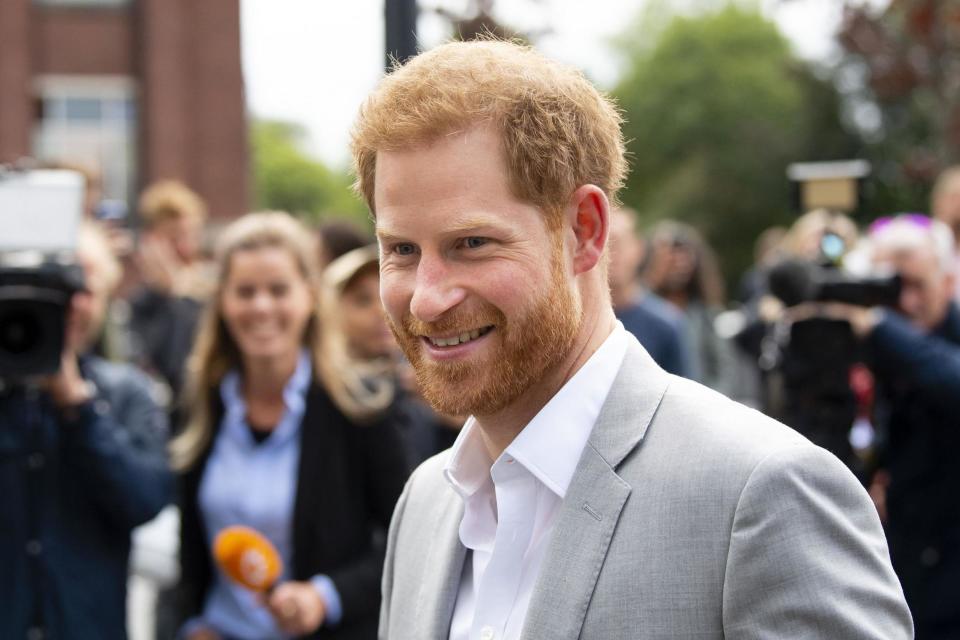 Support: Prince Harry has rung Thomas to discuss his diagnosis (FRANK VAN BEEK/AFP/Getty Images)