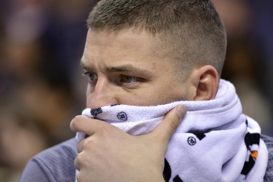 Chandler Parsons' disappointing first season in Memphis may be over. (AP)