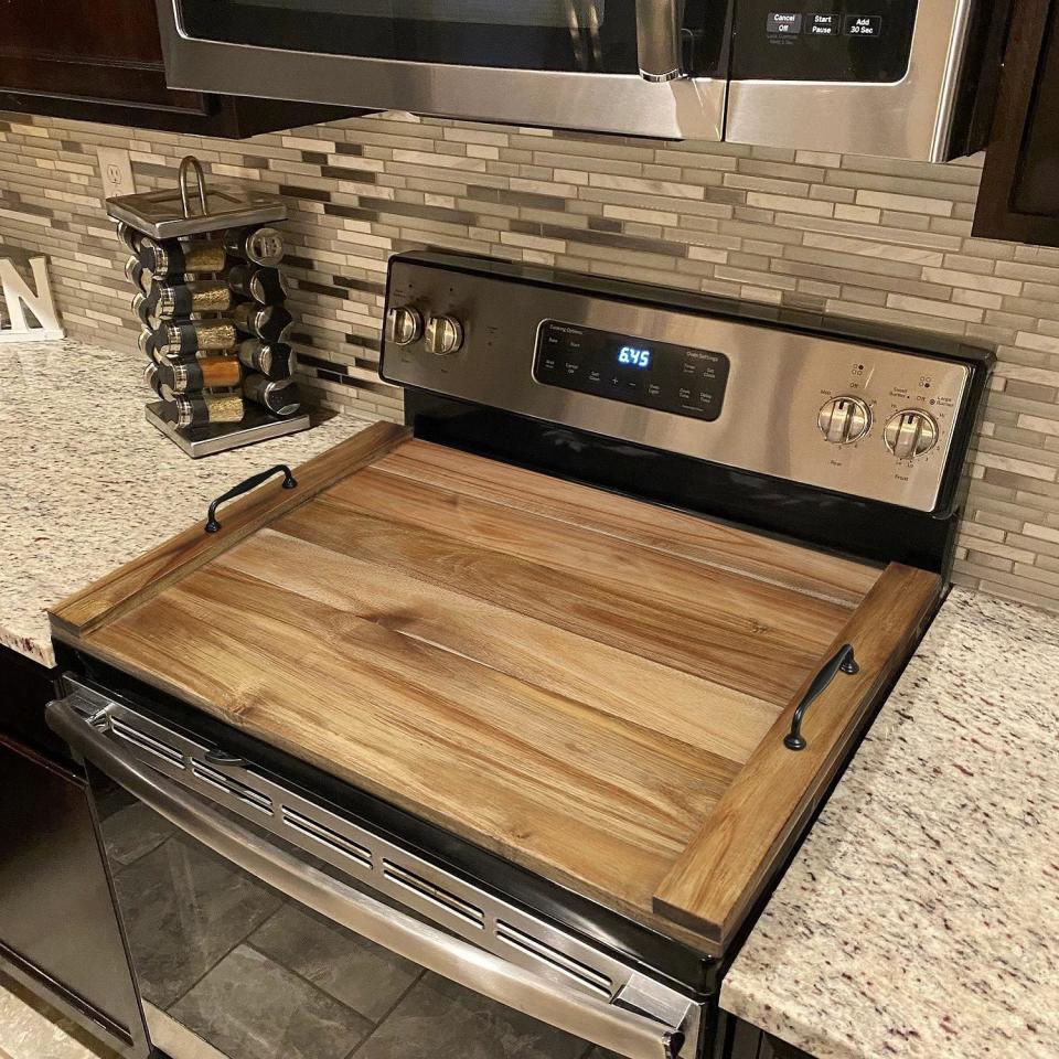 Give Your Tiny Kitchen More Counter Space With This Stove Cover