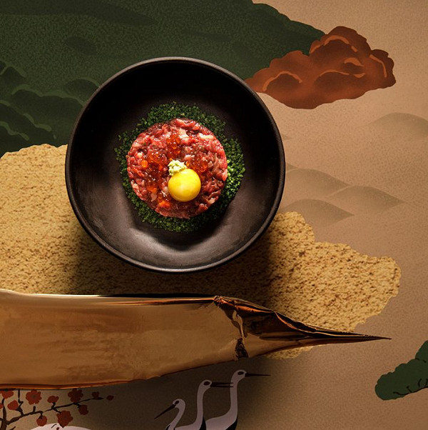 El tartar de Emperador Meiji