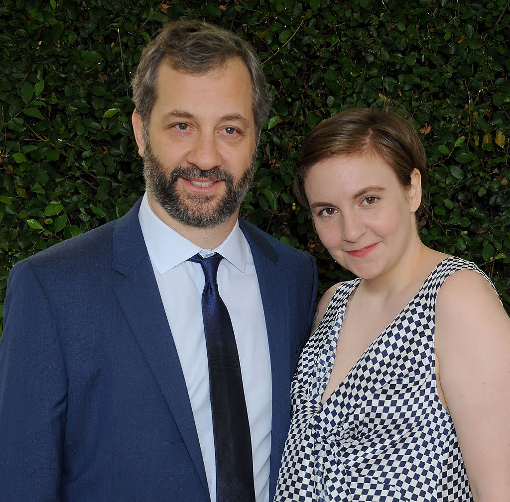 Judd Apatow is defending Lena Dunham for standing by Murray Miller, the “Girls” writer accused of sexual assault