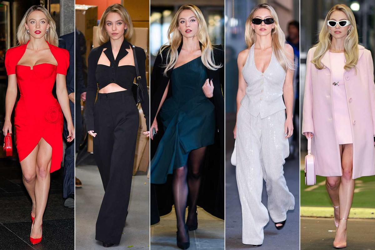 Sydney Sweeney Wears 10 Bombshell Looks in 48 Hours for “Anyone But You”  Press Tour: See Her Wardrobe