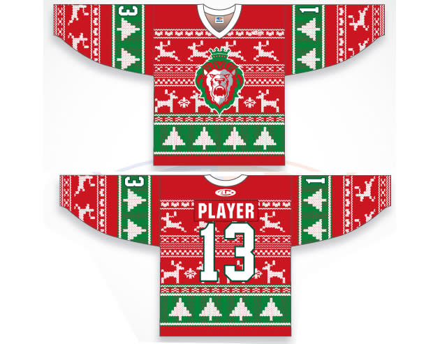 Pioneers Ugly Sweater Christmas Jerseys!