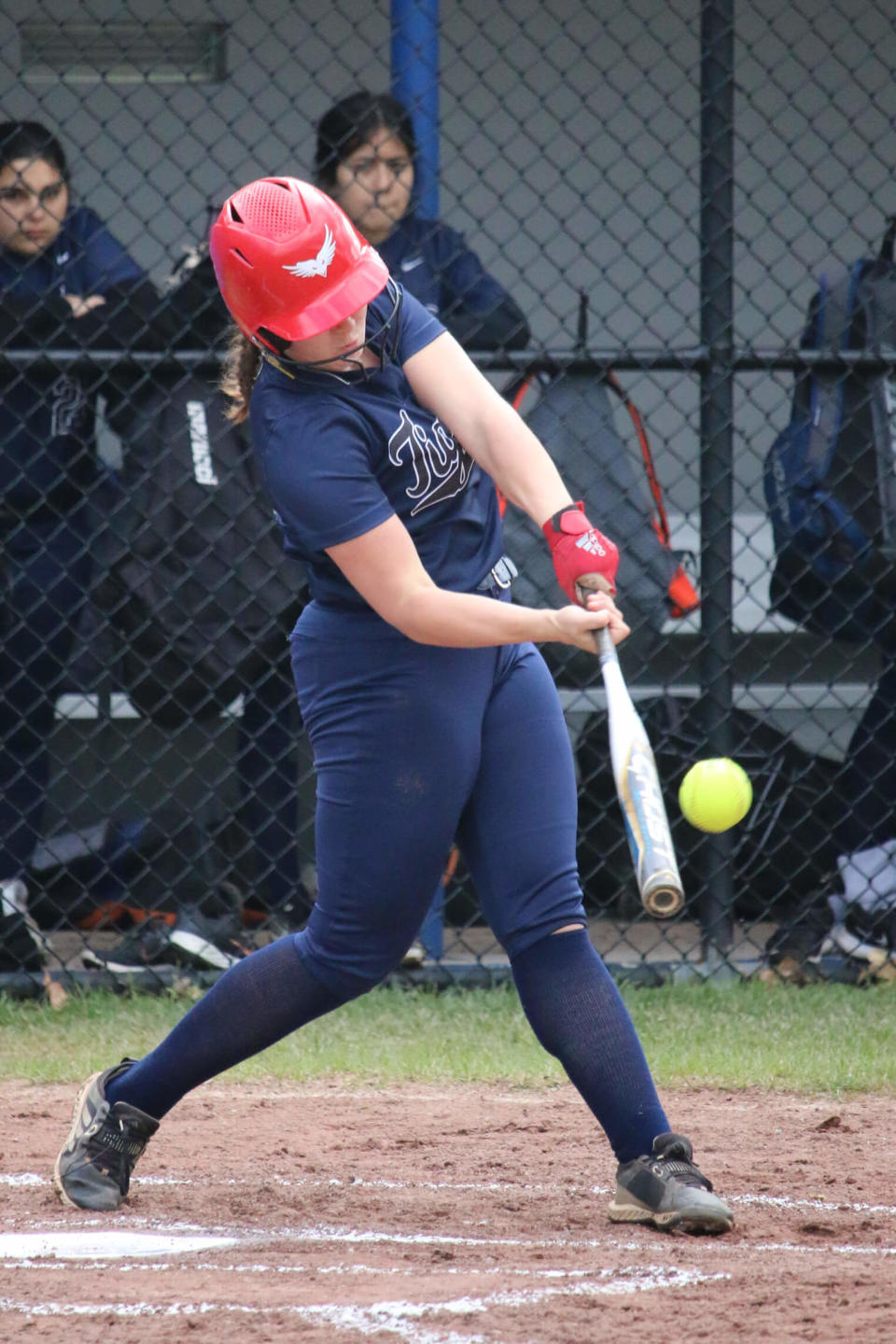 Haldane sophomore Callie Sniffen got her opportunity to play varsity softball in a merger with Putnam Valley this season. With the help of teammates and friends, she makes the 30-minute one-way drive to practice each day.