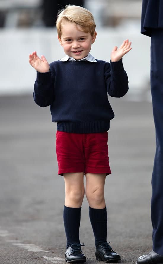 Prince George's new school has reportedly been caught in a security breach. Photo: Getty Images