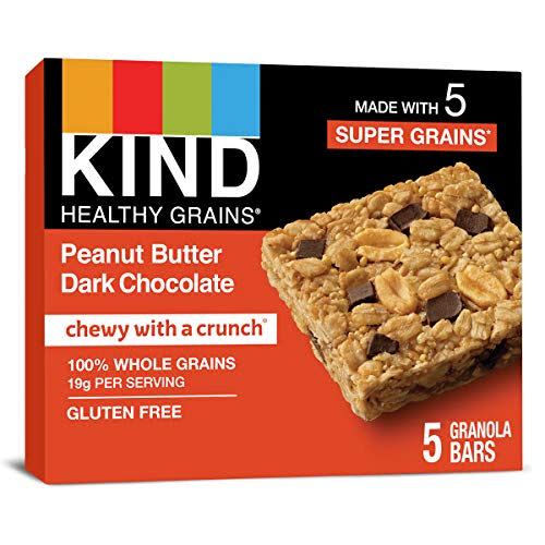 KIND Healthy Grains Bars, Peanut Butter Dark Chocolate, 40-Pack