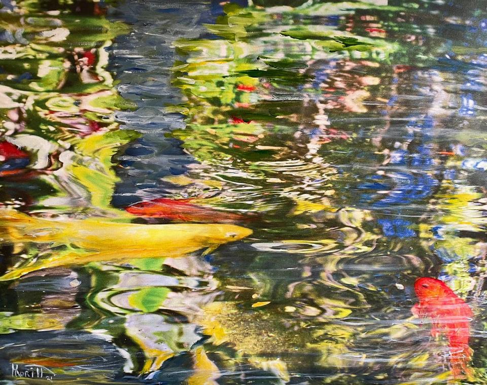 Koi in Selby Gardens by Sue Moritt.