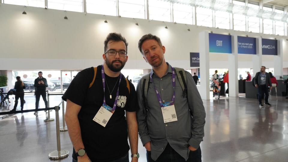 Sam and Mat at MWC 2024