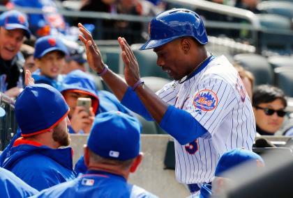 Curtis Granderson and the Mets have had plenty of reasons to celebrate recently. (Getty Images)