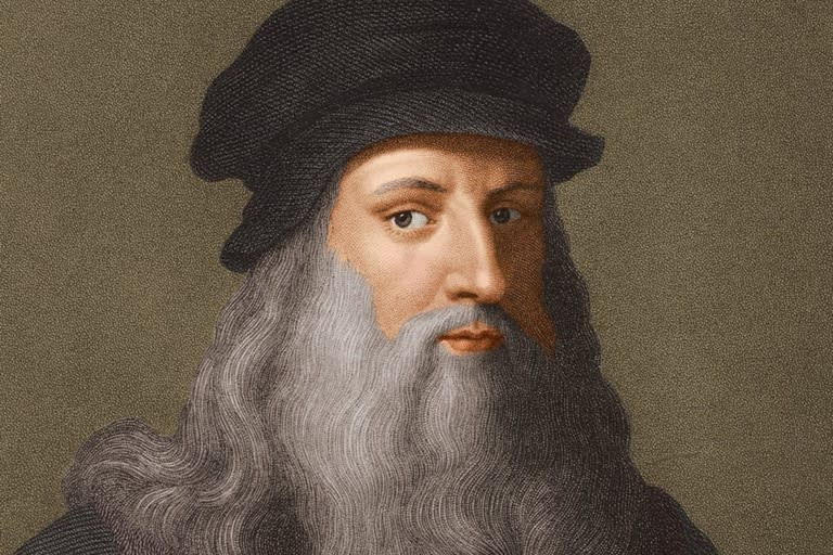 Retrato de Leonardo Da Vinci