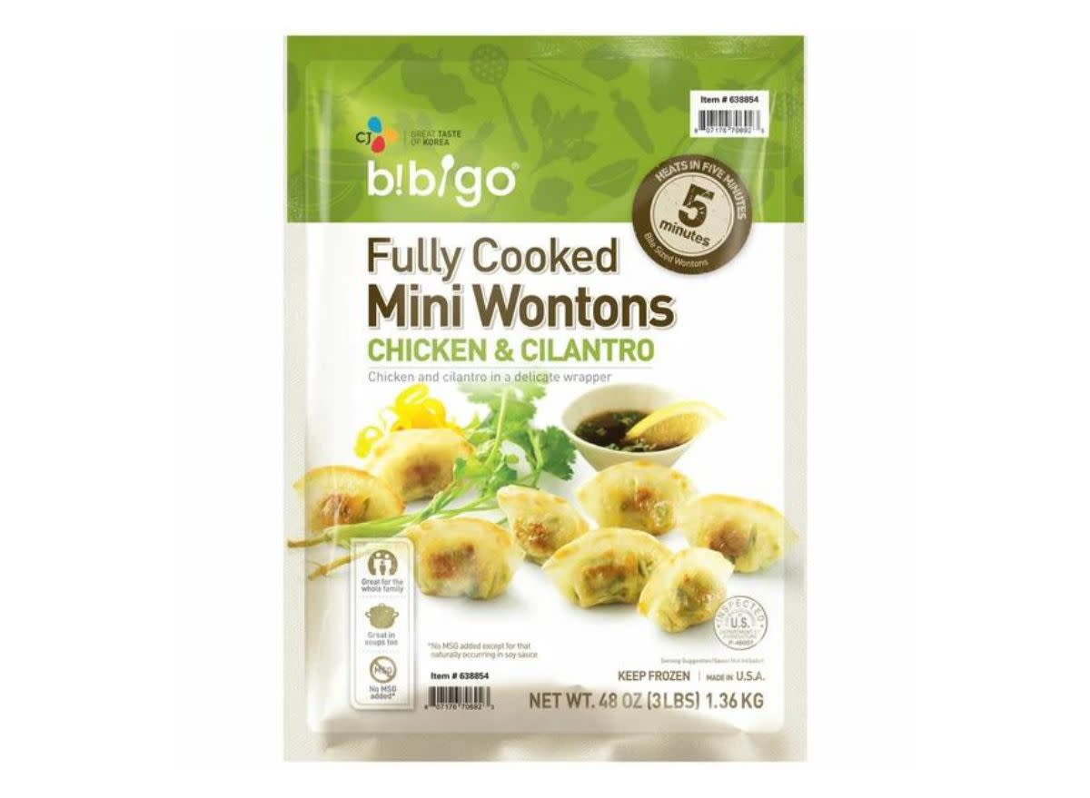 Bibigo Chicken&Cilantro Fully Cooked Mini Wontons