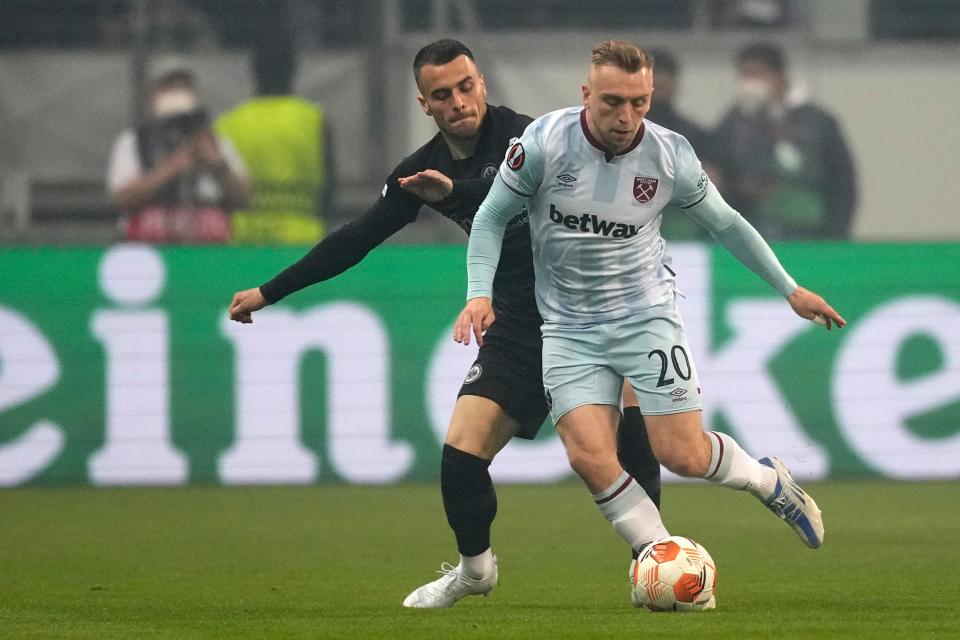 Filip Kostic could yet be a teammate of Jarrod Bowen’s at West Ham this season (AP)