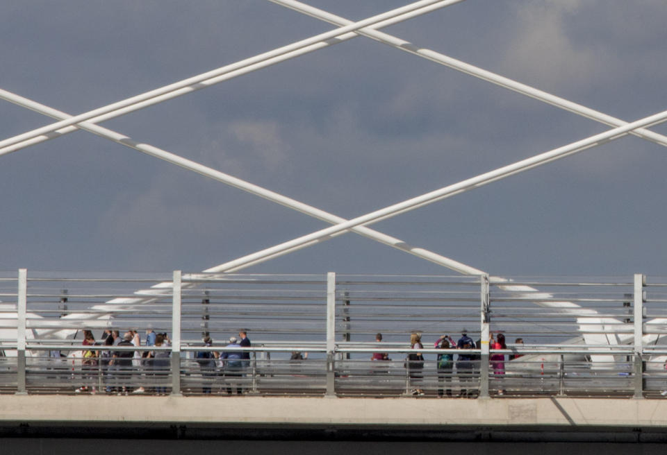 In pictures: Pedestrians take part in 'once in a lifetime' walk across new Queensferry Crossing