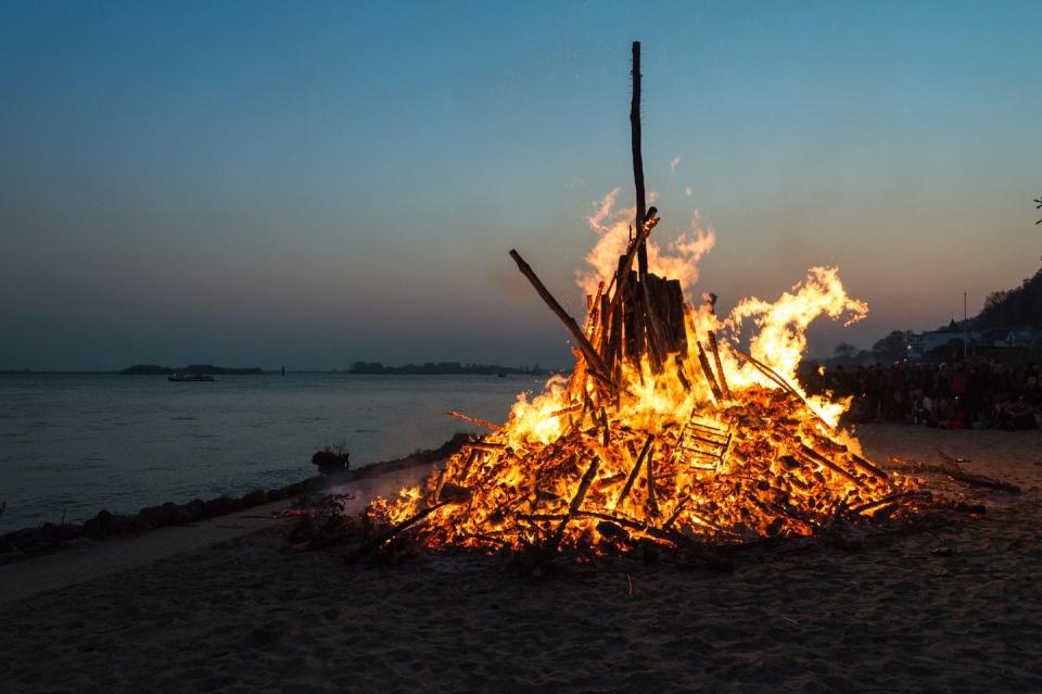 easter bonfire in germany