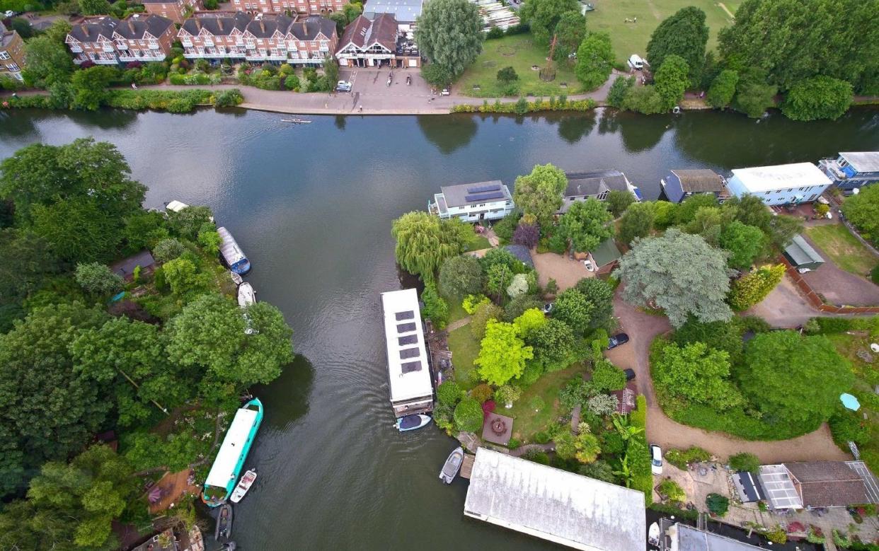 The stretch of the Thames in Richmond where Djurberg fraudulently sold boats and moorings