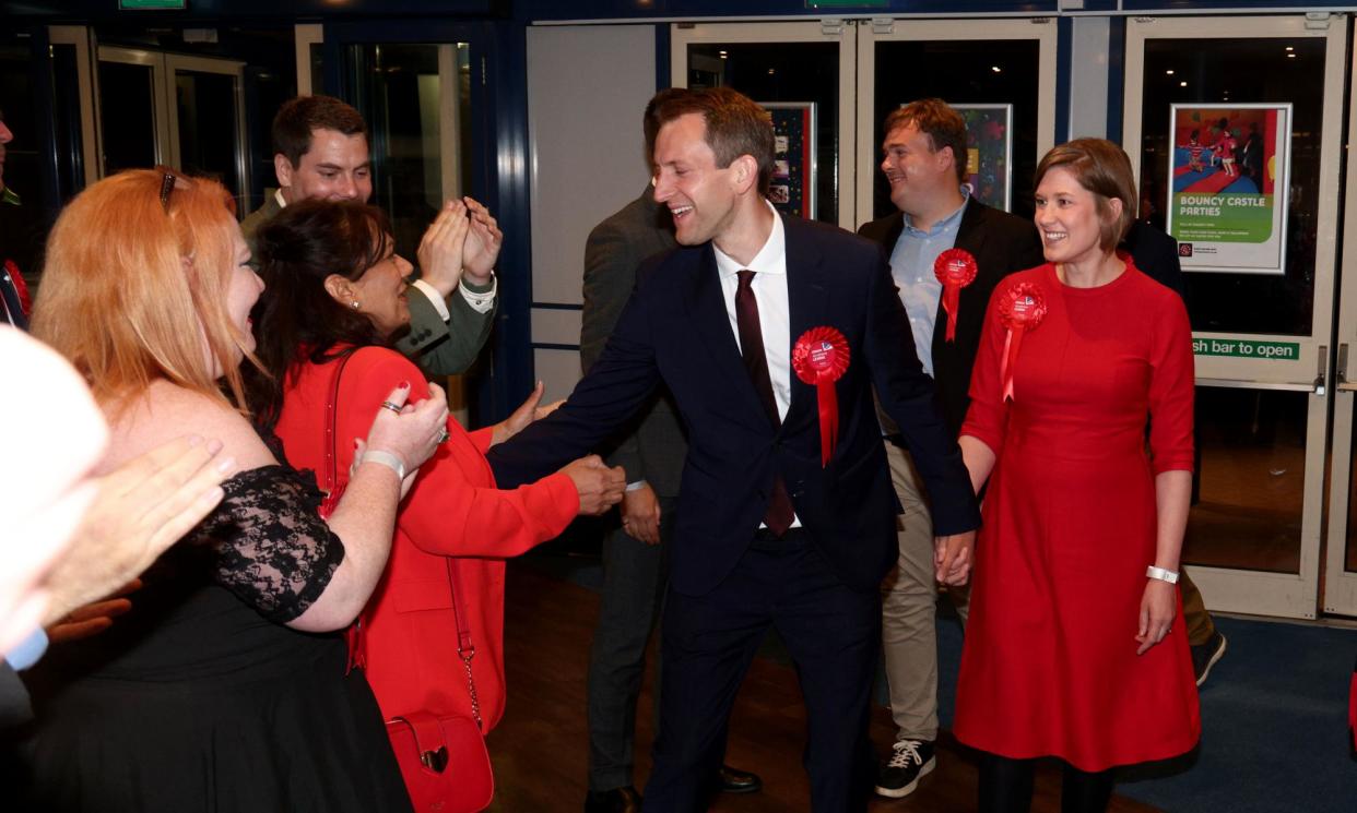 <span>Andrew Lewin of Labour, who unseated Grant Shapps in Welwyn Hatfield.</span><span>Photograph: James Shaw/Rex/Shutterstock</span>