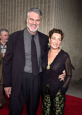 Richard Moll and wife at the Westwood premiere of Dimension's Scary Movie 2
